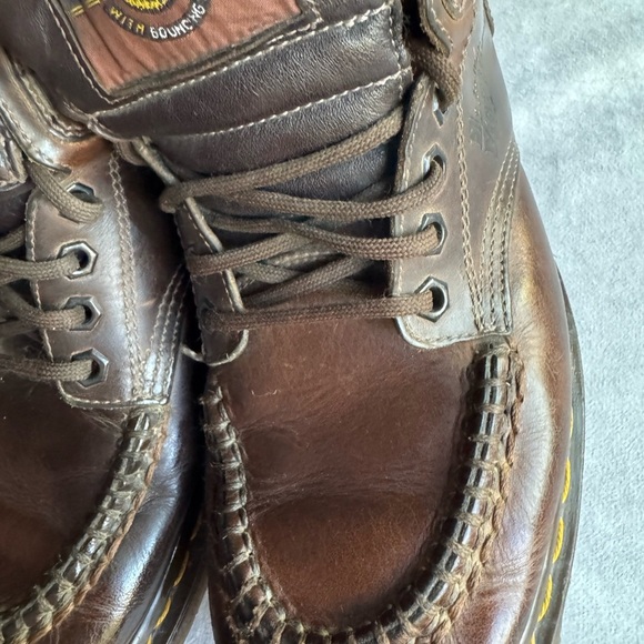 Vintage Dr. Martens Dark Brown Leather Men's Boots made in England - Picture 11 of 11